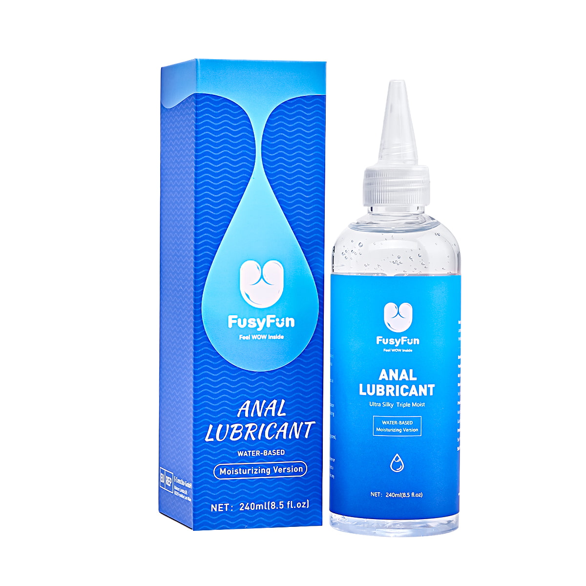 FusyFun Water-based Anal Lubricant 8fl.oz. (240 mL)